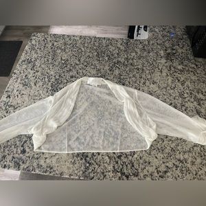 David’s Bridal Long Sleeve Tulle Shrug